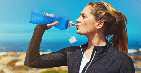 Frasco De Silicone Dobrável Água Macia Maratón Esportiva Corrida Ao Ar Livre