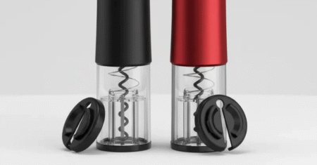 Saca Rolhas Elétrico para Vinho – Abridor Automático com Design em Acrílico